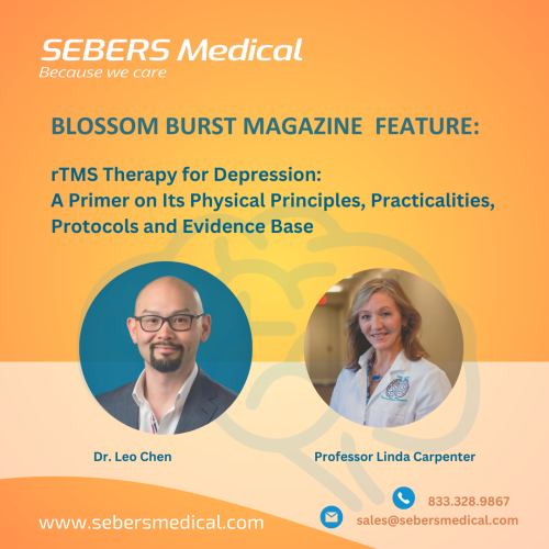 Blossom Burst Magazine Feature: rTMS Therapy for Depression